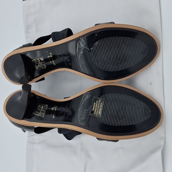 NEW Reiss Camille Embossed Leather & Neoprene Sandals - Picture 11 of 16